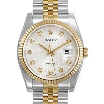 ROLEX ロレックス レプリカ パーペチュアル デイトジャスト 116233G シルバー